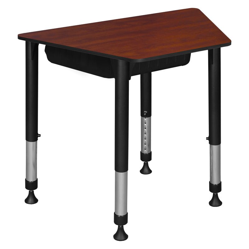 Regency Learning Height Adjustable Trapezoid Kids Desk 36" W x 23" D x 23" - 34"H (REG - TSD362319) - SchoolOutlet