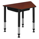Regency Learning Height Adjustable Trapezoid Kids Desk 36