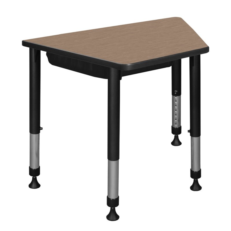Regency Learning Height Adjustable Trapezoid Kids Desk 36" W x 23" D x 23" - 34"H (REG - TSD362319) - SchoolOutlet