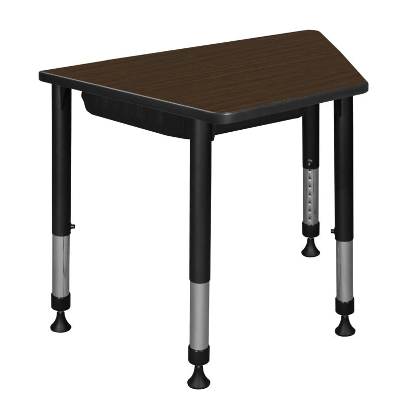 Regency Learning Height Adjustable Trapezoid Kids Desk 36" W x 23" D x 23" - 34"H (REG - TSD362319) - SchoolOutlet