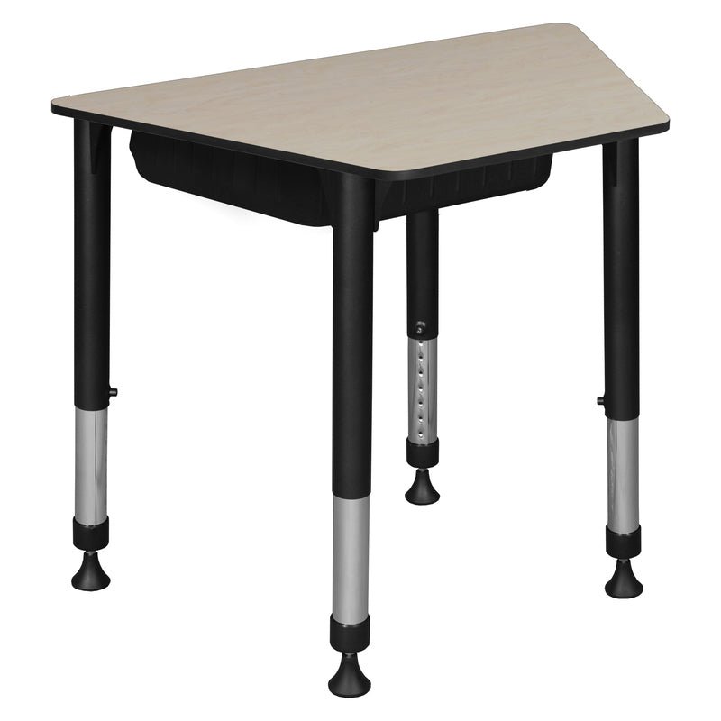 Regency Learning Height Adjustable Trapezoid Kids Desk 36" W x 23" D x 23" - 34"H (REG - TSD362319) - SchoolOutlet