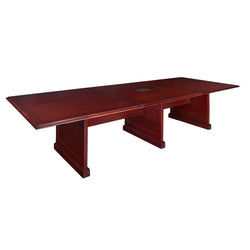 Regency Prestige Traditional Modular Conference Table with Connectivity 144"W x 52"D x 29"H (REG-TVCTRC14452)