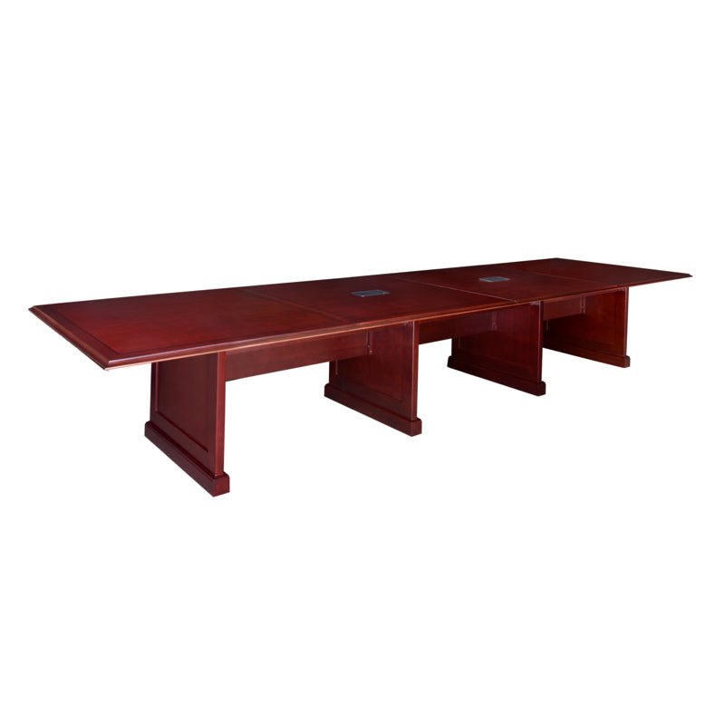 Regency Prestige Traditional Grand Executive Conference Table with Charging Ports 192"W x 52"D x 29"H (REG - TVCTRC19252) - SchoolOutlet