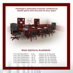 Regency Prestige Traditional Massive Executive Conference Table with Quad Charging Ports 288