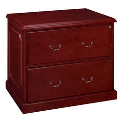 Regency Prestige 2 Drawer Lateral File Cabinet with Brass Hardware 36"W x 24"D x 30"H (REG-TVLF3824)
