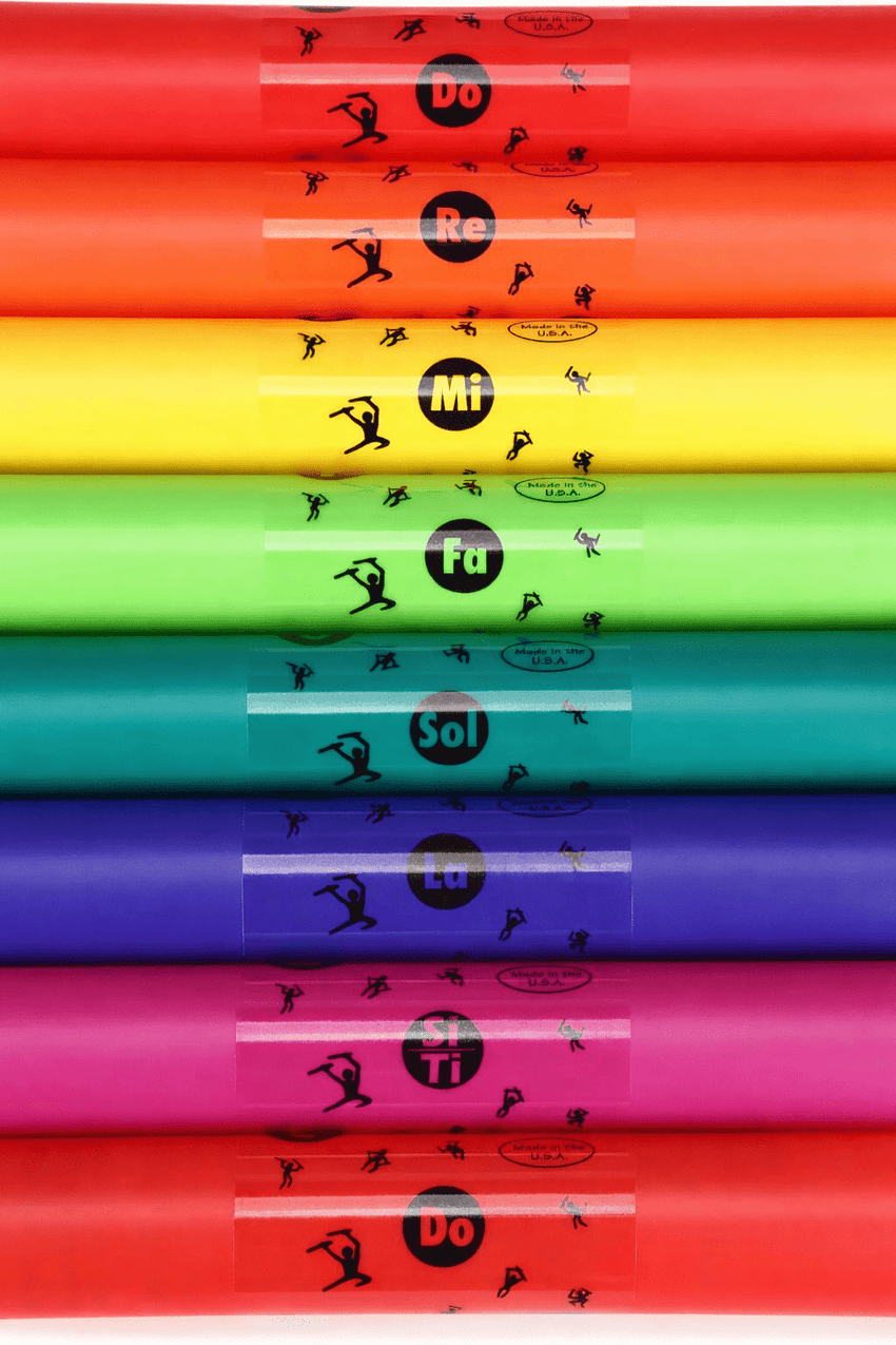 Rhythm Band Instruments Boomwhackers Rhythmic Musical Learning 16 Tube Activity Pack 15"W x 10"D x 6"H (RBI - BW16AP) - SchoolOutlet