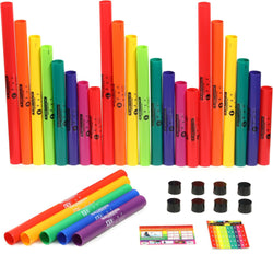 Rhythm Band Instruments Boomwhackers Rhythmic Percussion 27 Tube Classroom Pack 8"W x 14"L x 25"D (RBI-BW27CP)