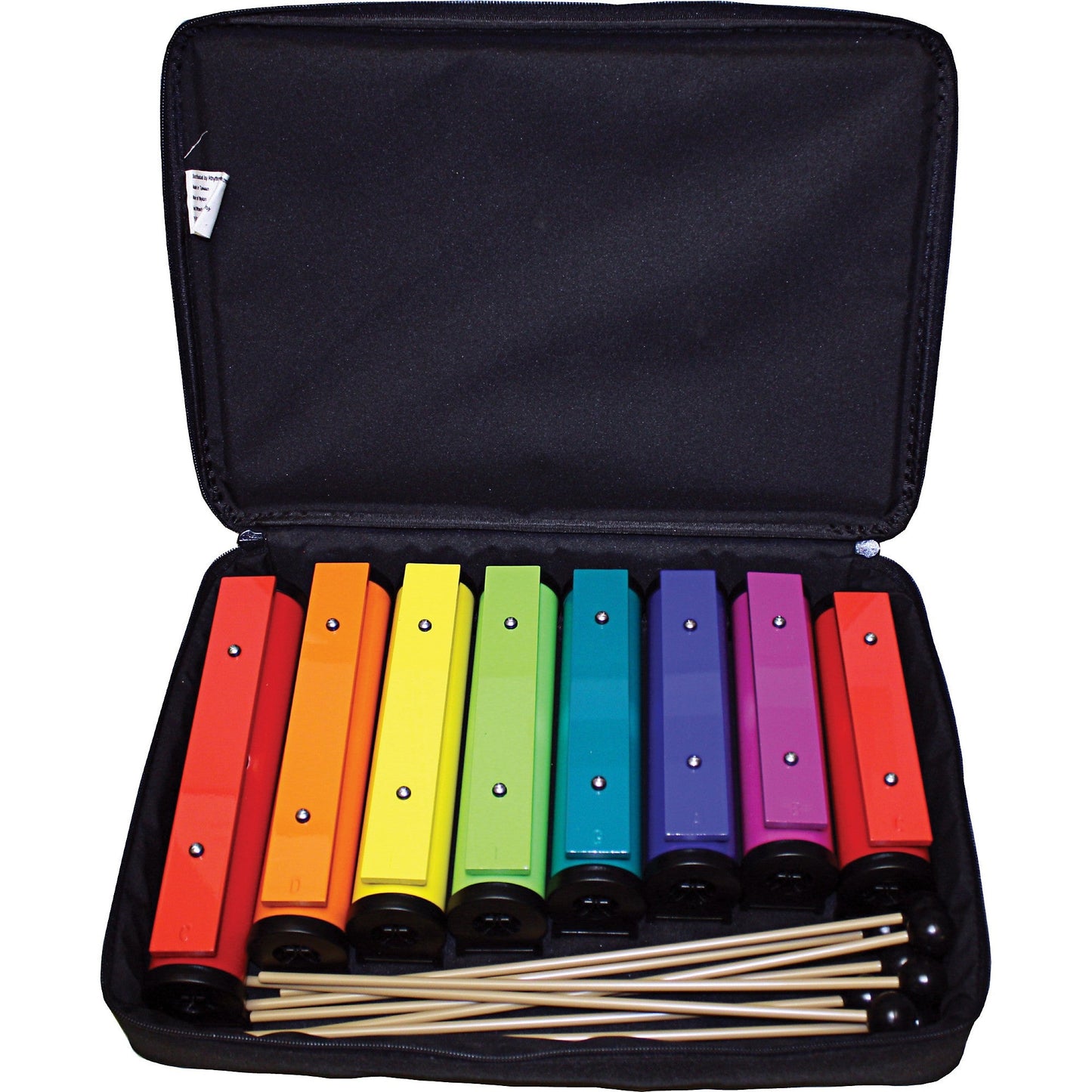 Rhythm Band Instruments Chroma Notes Diatonic Musical Resonator Bell 8 Note Set 13"W x 17"L x 4"D (RBI - CN2125) - SchoolOutlet
