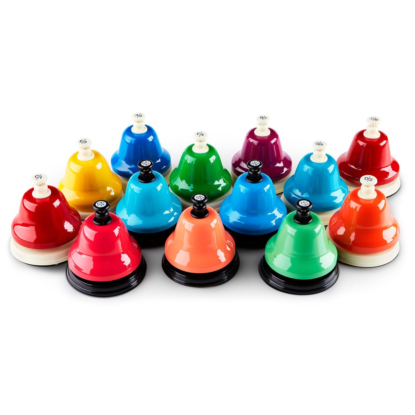 Rhythm Band Instruments KidsPlay Chromatic Musical Desktop Bell 13 Note Set 7"W x 16"L x 8"D (RBI - RB119) - SchoolOutlet