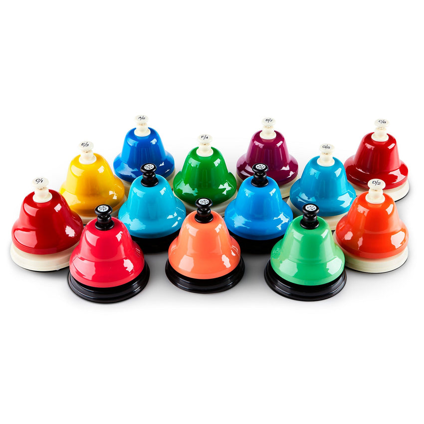Rhythm Band Instruments KidsPlay Chromatic Musical Desktop Bell 13 Note Set 7"W x 16"L x 8"D (RBI - RB119) - SchoolOutlet
