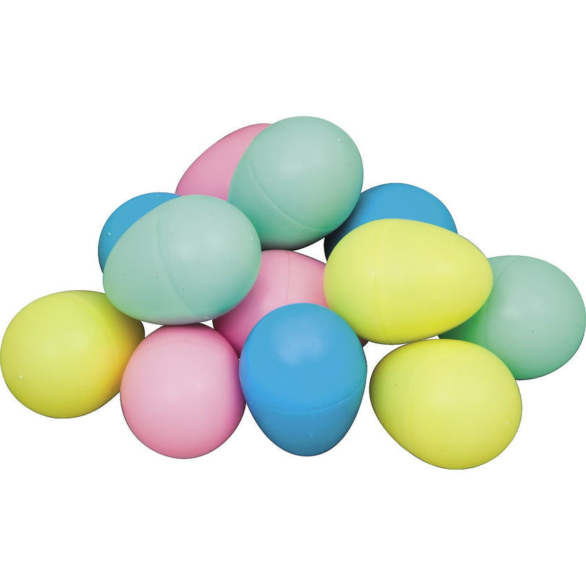 Rhythm Band Instruments Vibrant Percussion Multi Color Egg Shaker in Multi Color 4"W x 4"L x4"H (RBI - RB210S) - SchoolOutlet