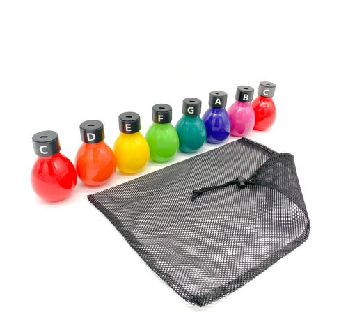 Rhythm Band Instruments Soundbellows 8 - Note C Major Diatonic Basic Set 22.8"W x 4"L x 2.5"D (RBI - SBS - DB) - SchoolOutlet