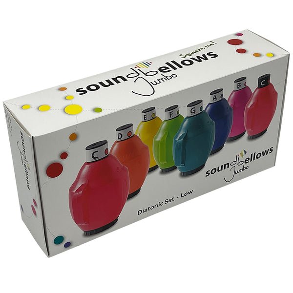 Rhythm Band Instruments Soundbellows 8 - Note Jumbo Diatonic Low Set 16"W x 8"L x 4"D (RBI - SBS - JDL) - SchoolOutlet