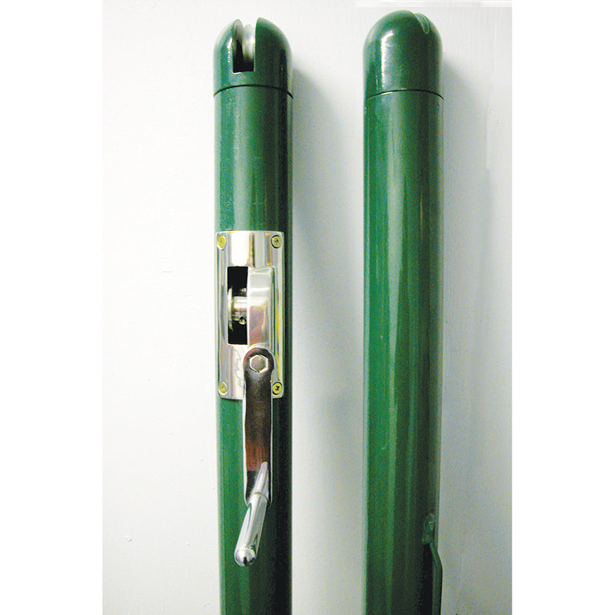 Jaypro Sports Club Tennis Upright Round Tennis Posts 3" Outdoor Pair (JPS-RTP-3XX)