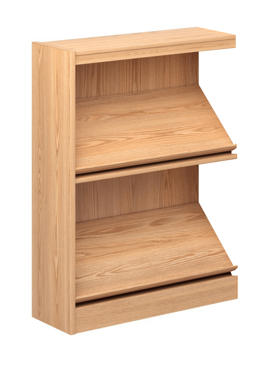 Russwood Library Furniture Stately Series Periodical Shelving - 48"H Single Face Adder Veneer Top - 48"H x 36"W x 12"D (1PDA - 4812) - SchoolOutlet