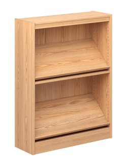 Russwood Library Furniture Stately Series Periodical Shelving - 42"H Single Face Starter Veneer Top - 42"H x 37"W x 12"D (1PDS-4212)