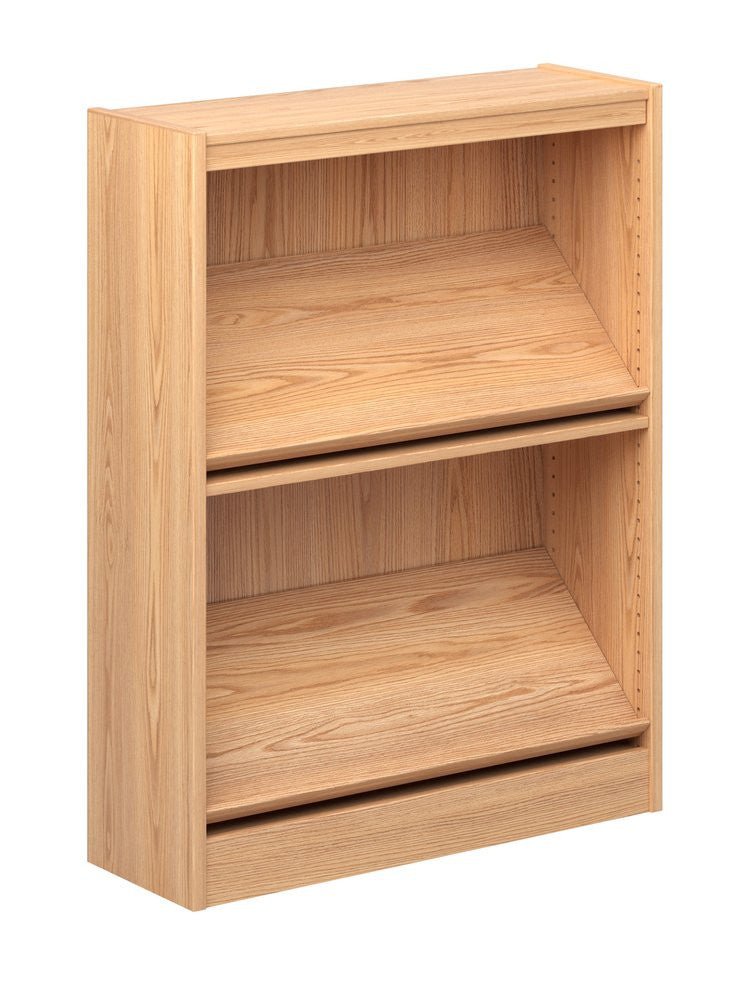 Russwood Library Furniture Stately Series Periodical Shelving - 48"H Single Face Starter Veneer Top - 48"H x 37"W x 12"D (1PDS - 4812) - SchoolOutlet
