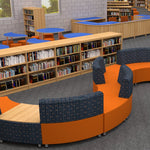 Russwood Library Furniture Stately Series Single Face Shelving - 60