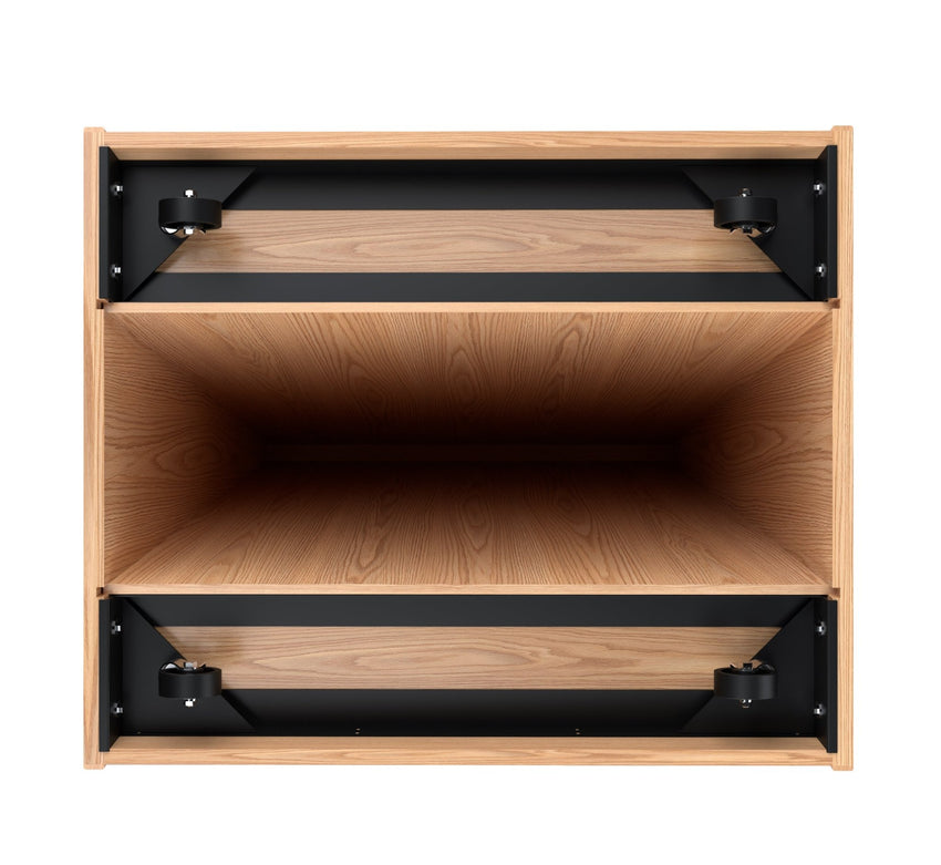 Russwood Library Furniture Stately Series Bookstore Shelving - 58"H - Mobile Double Face Bookstore Shelving - Starter 58"H x 37"W x 31"D (2BSS - 58V - M) - SchoolOutlet