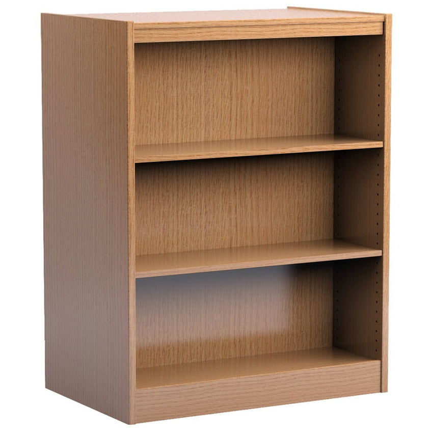 Russwood Library Furniture Stately Series Double Face Shelving - 42"H Starter Veneer Top - 42"H x 37"W x 24"D (2SS - 4224) - SchoolOutlet
