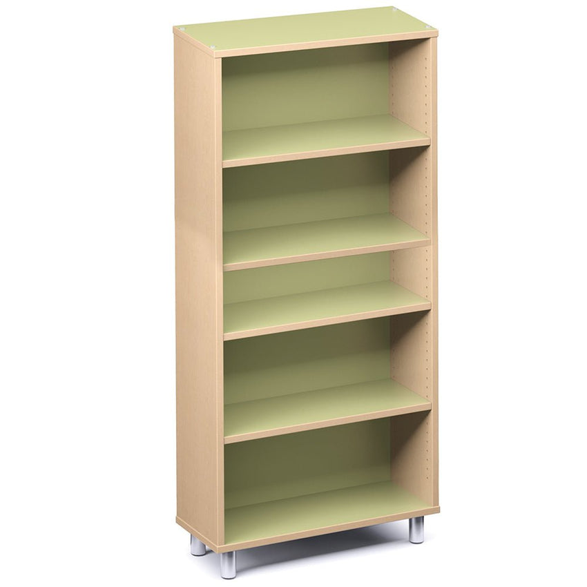 Russwood Library Furniture Envision Series Bay Shelving - 72"H Single Sided - 1 Bay - Palette style shelving (PT - 1S - 72 - 1B) - SchoolOutlet