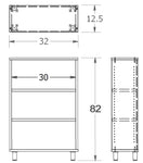 Russwood Library Furniture Envision Series Bay Shelving - 82