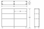 Russwood Library Furniture Envision Series Bay Shelving - 82