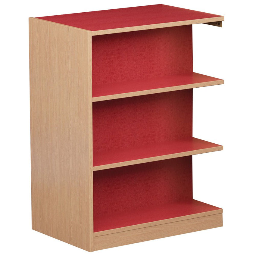 Russwood Library Furniture Inspire Series 48" Single Face Shelving Adder (RUS - PT - 1SA - 4812) - SchoolOutlet