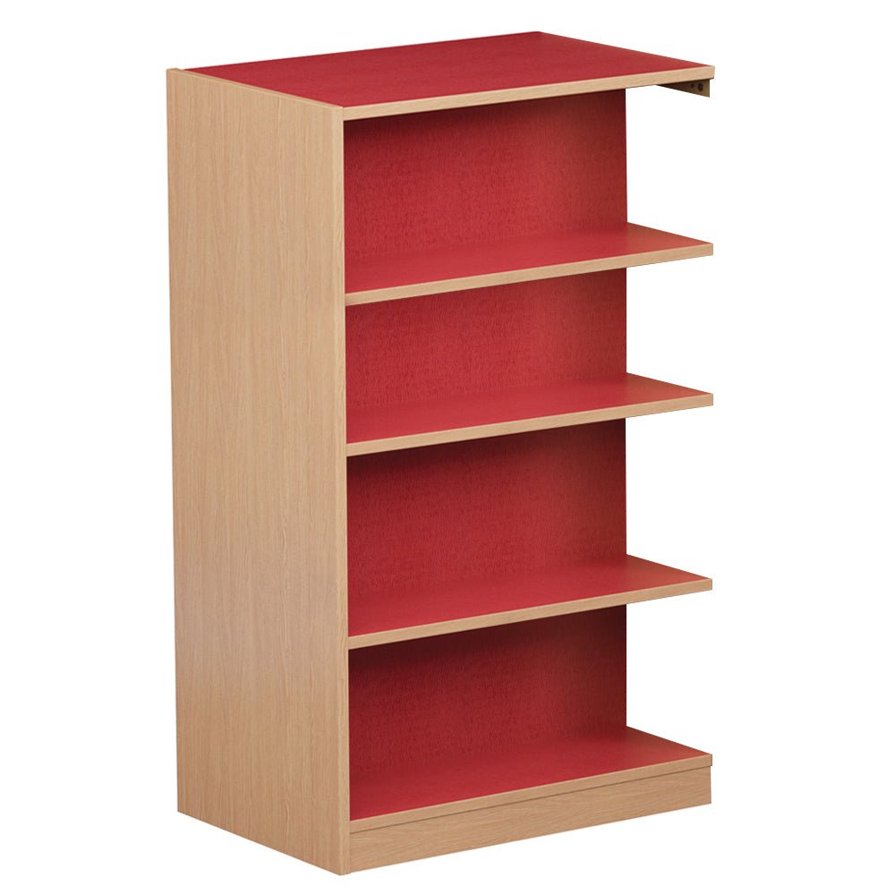 Russwood Library Furniture Inspire Series 60" Single Face Shelving Adder (RUS - PT - 1SA - 6012) - SchoolOutlet