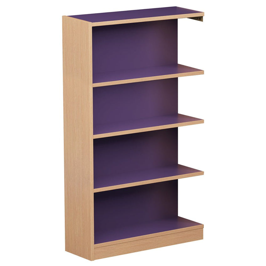 Russwood Library Furniture Inspire Series 60" Single Face Shelving Adder (RUS - PT - 1SA - 6012) - SchoolOutlet