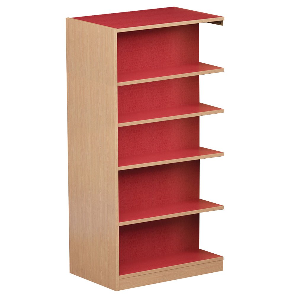 Russwood Library Furniture Inspire Series 72" Single Face Shelving Adder (RUS - PT - 1SA - 7212) - SchoolOutlet