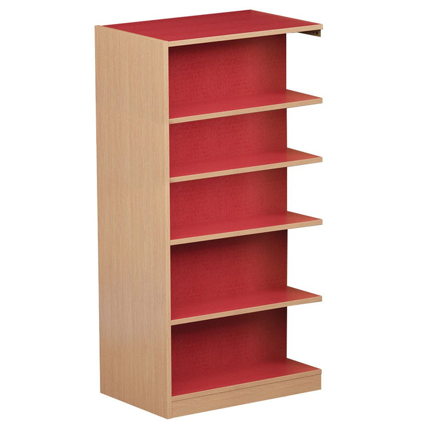 Russwood Library Furniture Inspire Series 72" Single Face Shelving Adder (RUS - PT - 1SA - 7212) - SchoolOutlet