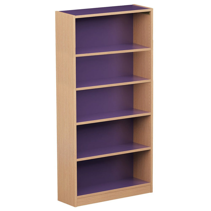 Russwood Library Furniture Inspire Series 60" Single Face Shelving Adder (RUS - PT - 1SS - 7212) - SchoolOutlet