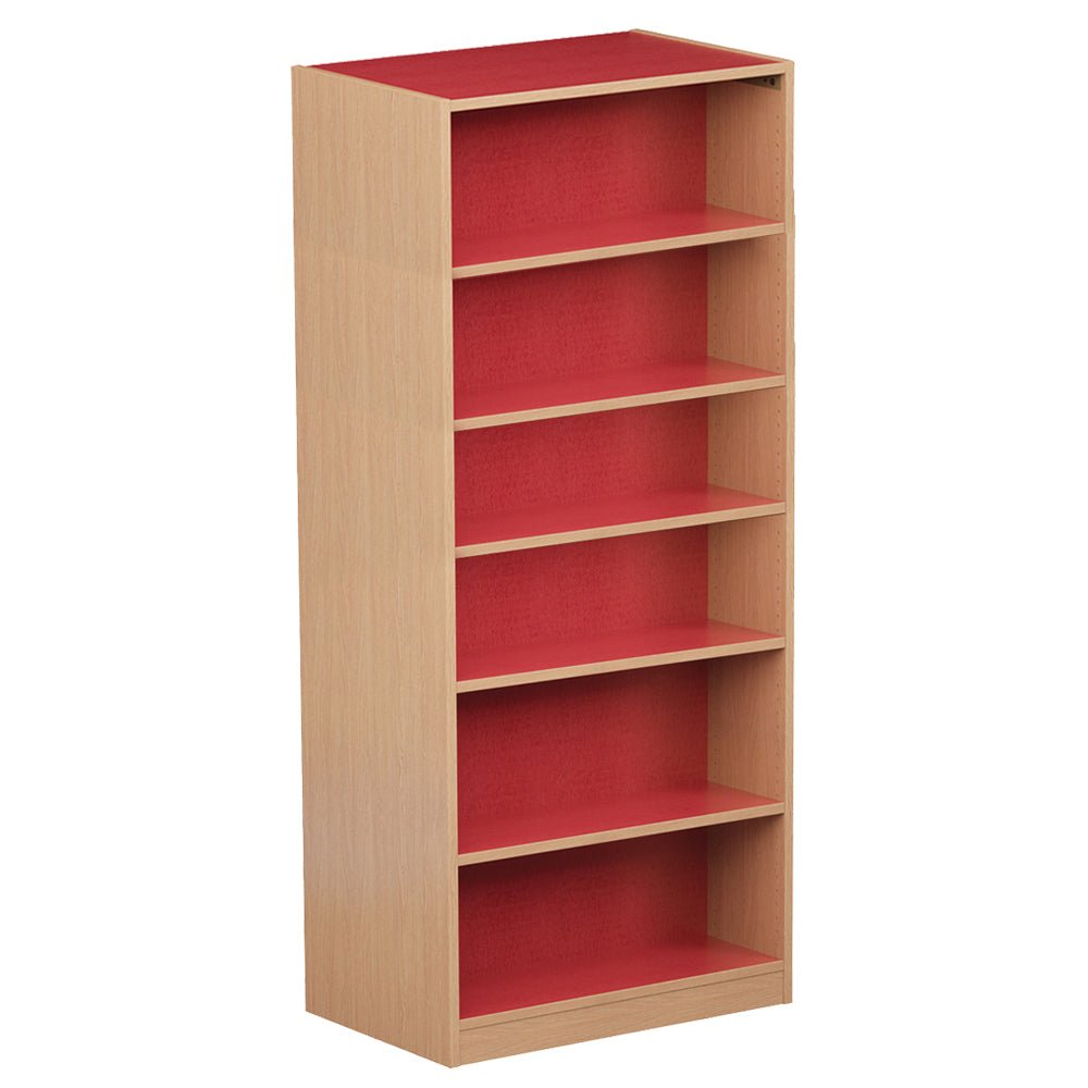 Russwood Library Furniture Inspire Series 82" Single Face Shelving Starter (RUS - PT - 1SS - 8212) - SchoolOutlet