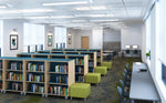 Russwood Library Furniture Envision Series Cubby Shelving - Single Slided - 36