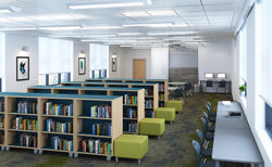 Russwood Library Furniture Envision Series Cubby Shelving - Single Slided - 36"H x 42"W x 16" (PT-CS-3642)