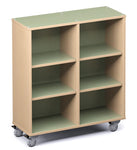 Russwood Library Furniture Envision Series Cubby Shelving - Double Slided - 42