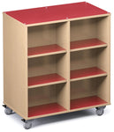Russwood Library Furniture Envision Series Cubby Shelving - Double Slided - 48