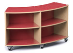 Russwood Library Furniture Envision Series Single Radius Shelving - 36