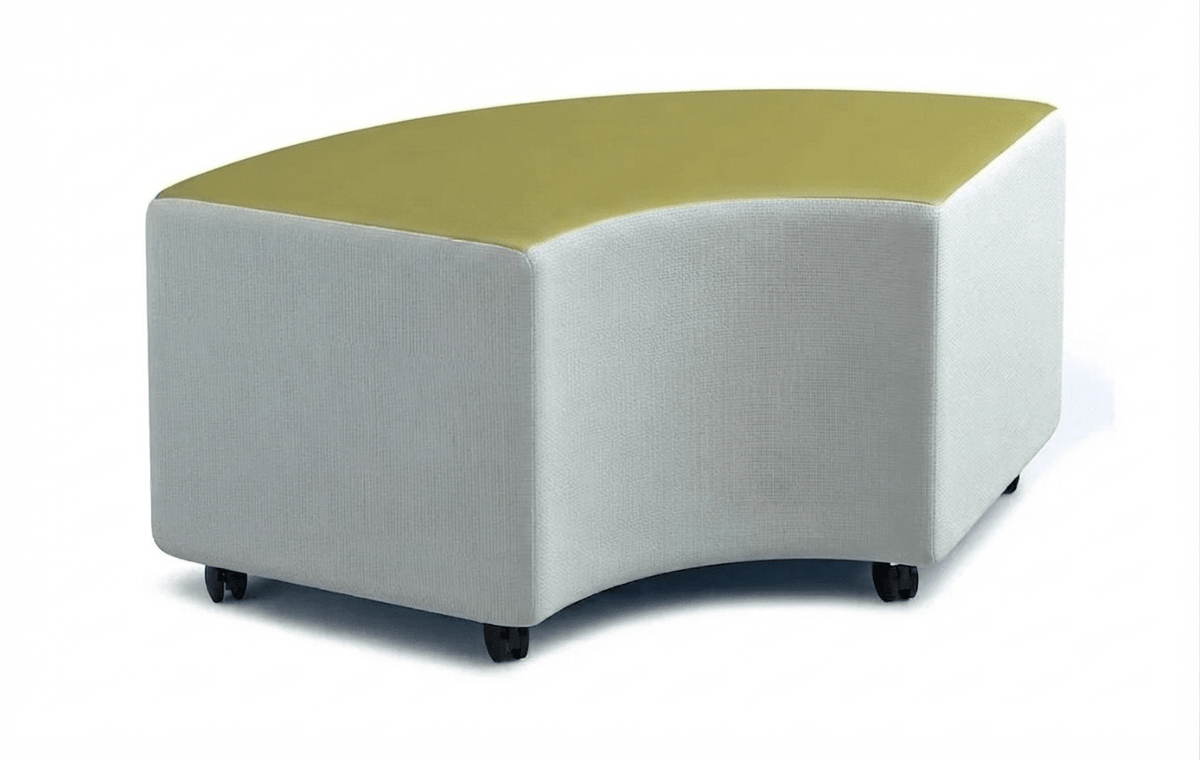 Russwood Library Furniture - Rollit Arc soft seat - 14"H (RUS-RL-AR14-G1) - SchoolOutlet