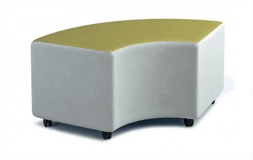 Russwood Library Furniture - Rollit Arc soft seat - 14"H (RUS-RL-AR14-G1) - SchoolOutlet