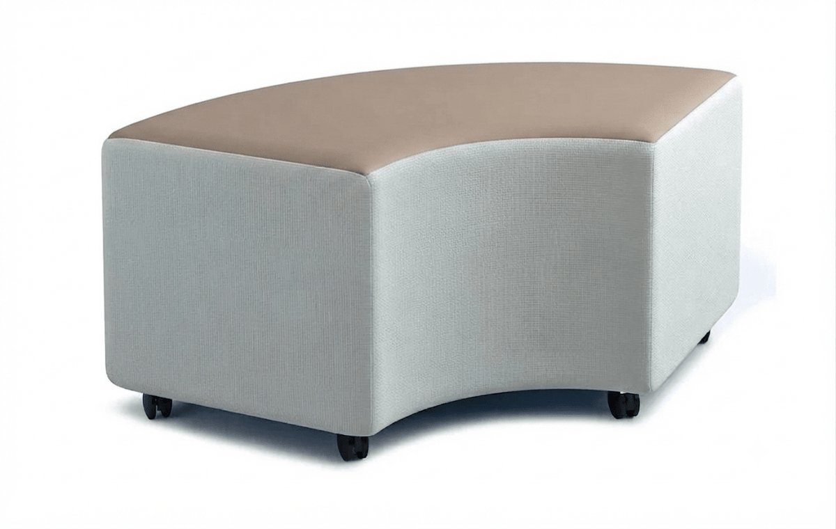 Russwood Library Furniture - Rollit Arc soft seat - 14"H (RUS-RL-AR14-G1) - SchoolOutlet