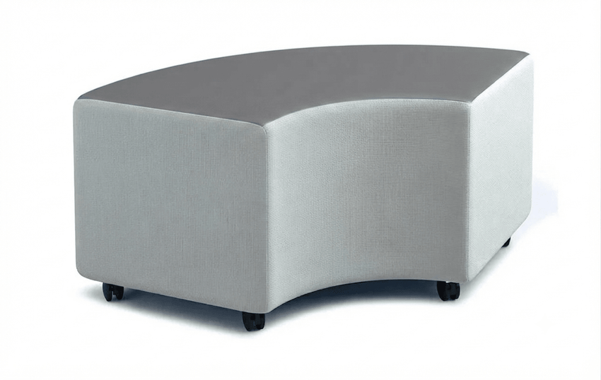 Russwood Library Furniture - Rollit Arc soft seat - 14"H (RUS-RL-AR14-G1) - SchoolOutlet
