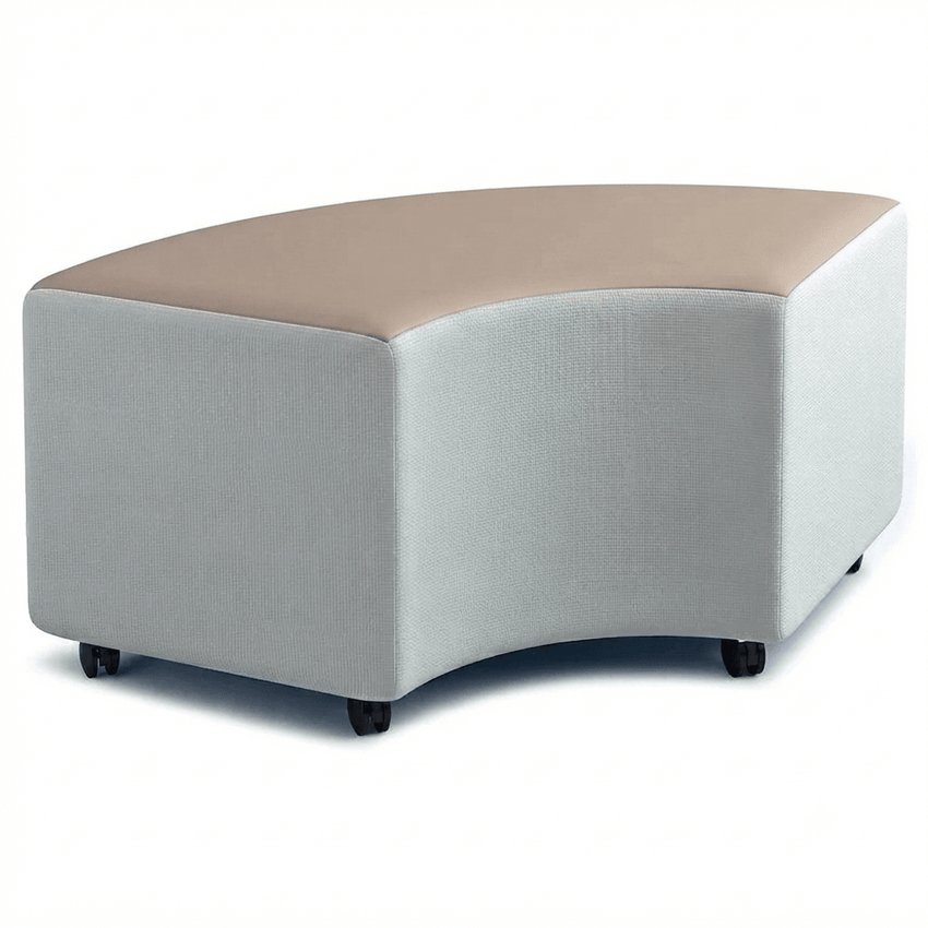 Russwood Library Furniture - Rollit Arc soft seat - 16"H (RUS-RL-AR16-G1) - SchoolOutlet