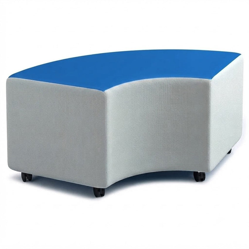 Russwood Library Furniture - Rollit Arc soft seat - 16"H (RUS-RL-AR16-G1) - SchoolOutlet