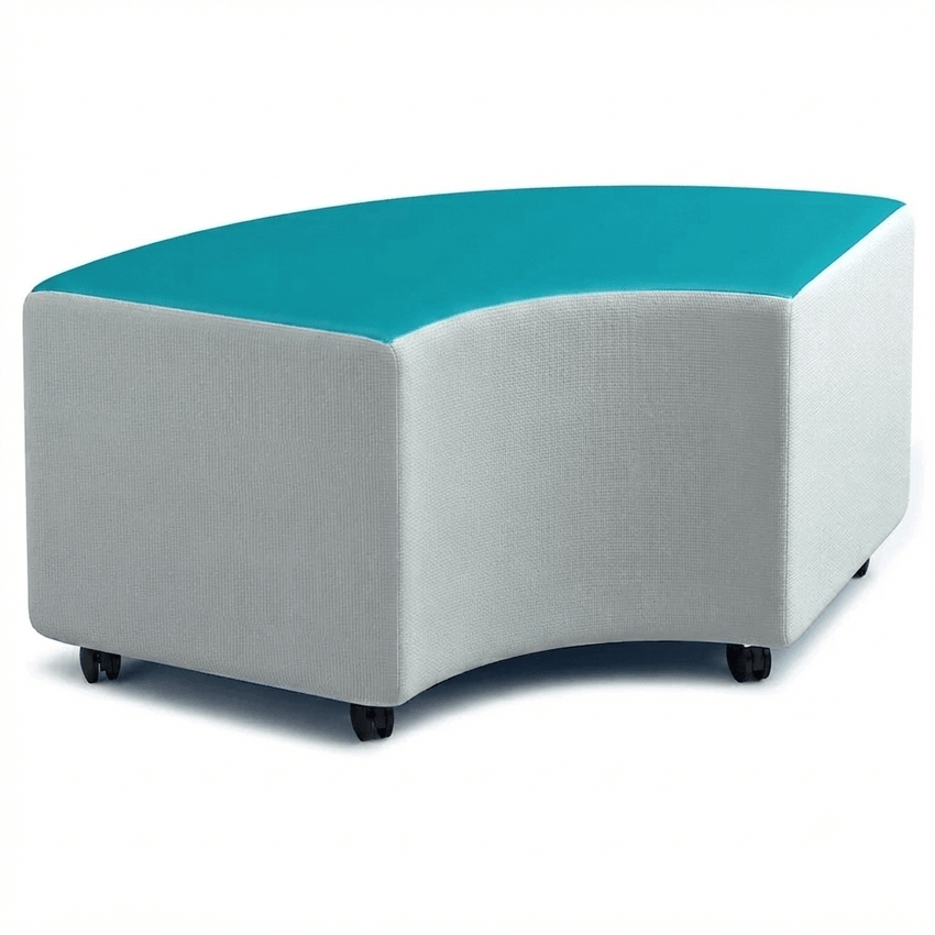 Russwood Library Furniture - Rollit Arc soft seat - 16"H (RUS-RL-AR16-G1) - SchoolOutlet