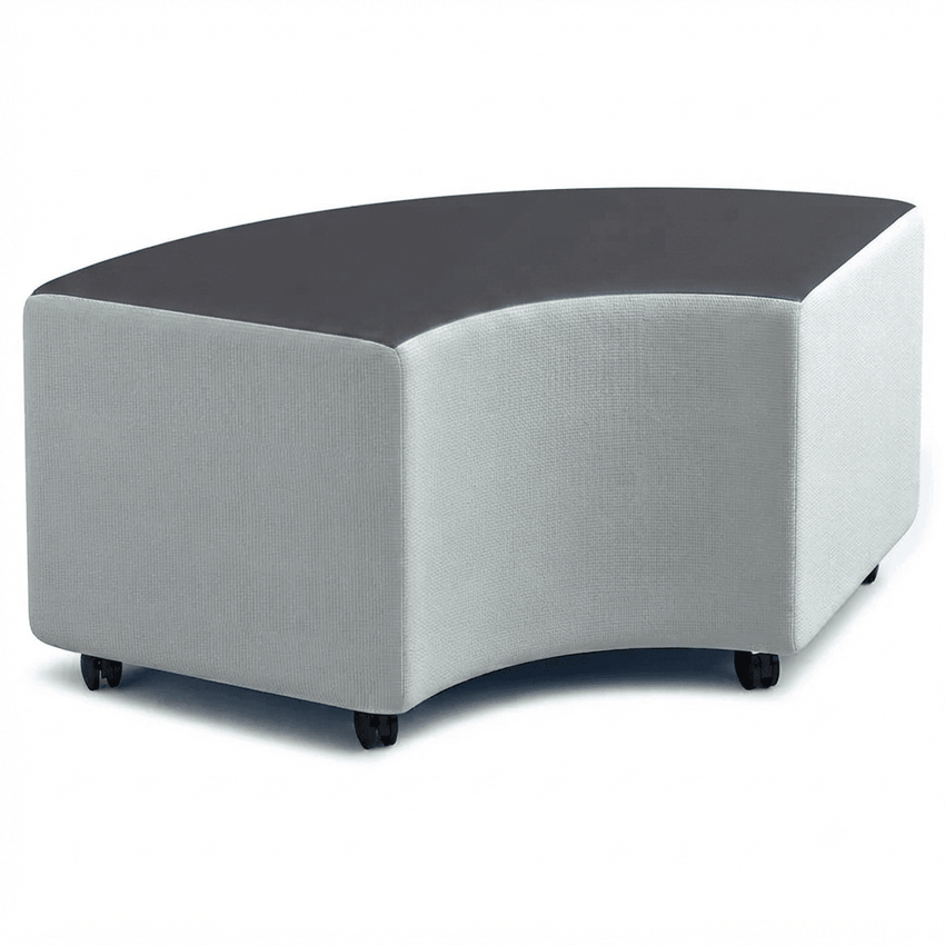Russwood Library Furniture - Rollit Arc soft seat - 16"H (RUS-RL-AR16-G1) - SchoolOutlet