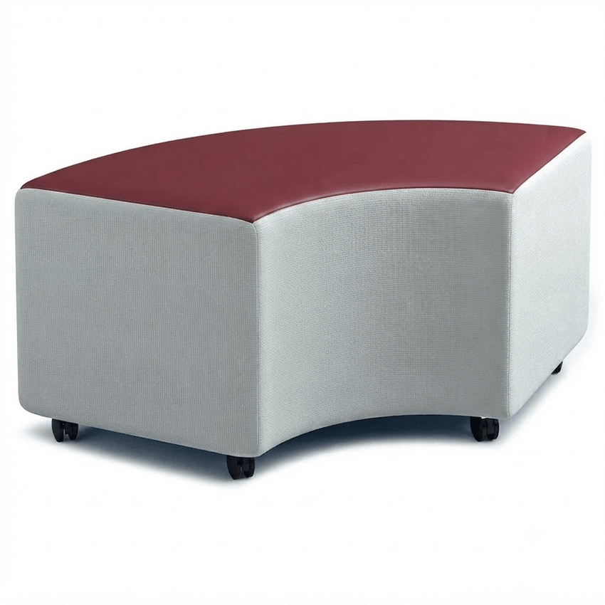 Russwood Library Furniture - Rollit Arc soft seat - 16"H (RUS-RL-AR16-G1) - SchoolOutlet