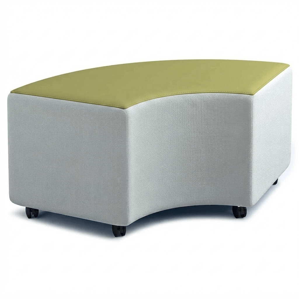 Russwood Library Furniture - Rollit Arc soft seat - 18"H (RUS-RL-AR18-G1) - SchoolOutlet