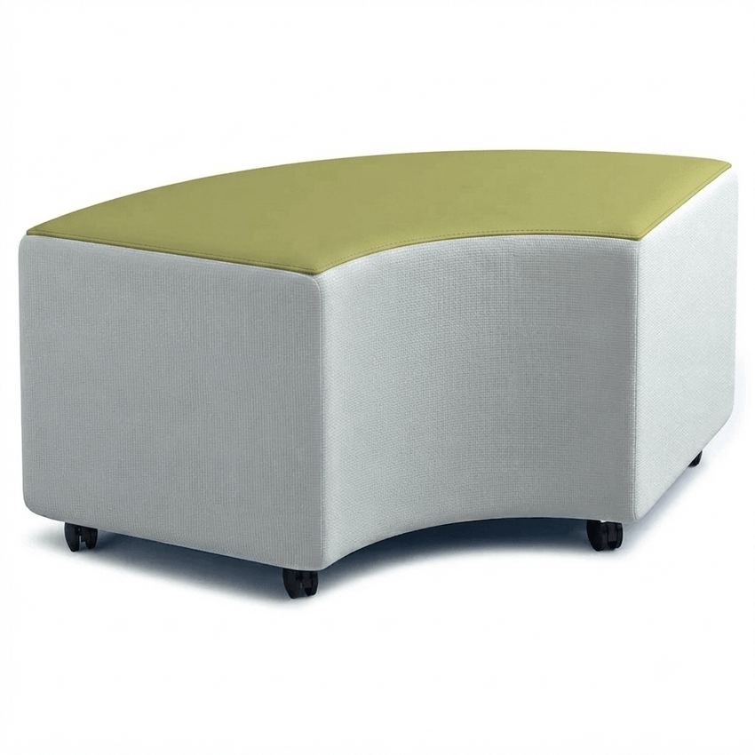 Russwood Library Furniture - Rollit Arc soft seat - 18"H (RUS-RL-AR18-G1) - SchoolOutlet